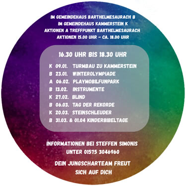 Neues Programm bis Ende März